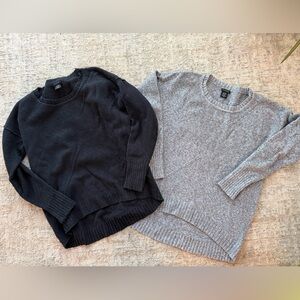 Black and Gray Sweater Set by Calvin Klein.  Size Xl